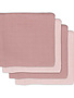 Jollein Jollein Hydrofiel Multidoek Bamboe 70x70 cm Pale Pink - 4 stuks