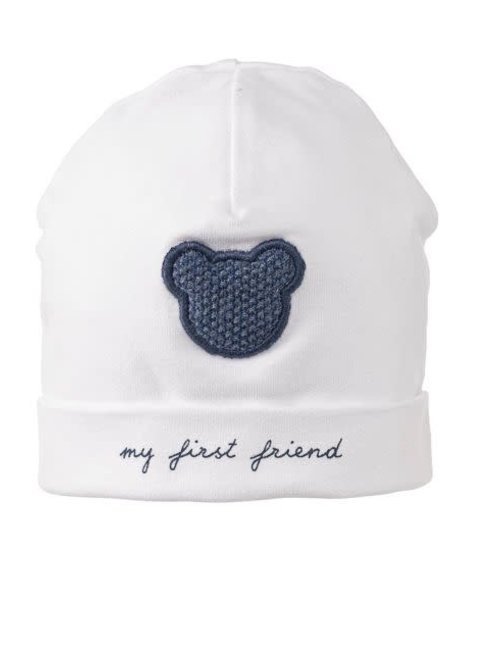 First First Muts 'My First Friend' Teddy Bear White/Blue