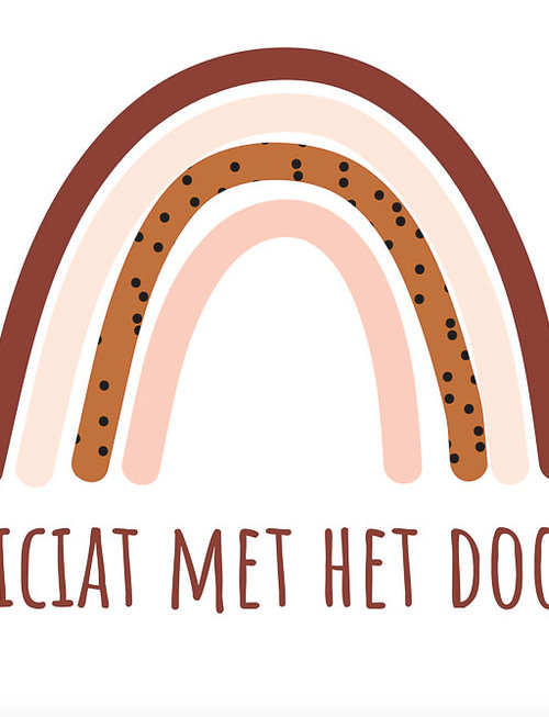 Minimou Minimou Wenskaart ' Proficiat Met Het Doopsel'