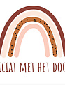 Minimou Minimou Wenskaart ' Proficiat Met Het Doopsel'