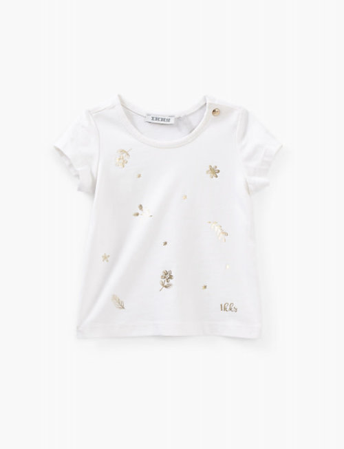 IKKS IKKS Setje Girls Jurk & T-shirt Army Of Flowers Kaki