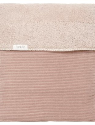 Koeka Koeka Deken Vik Teddy Grey Pink cm