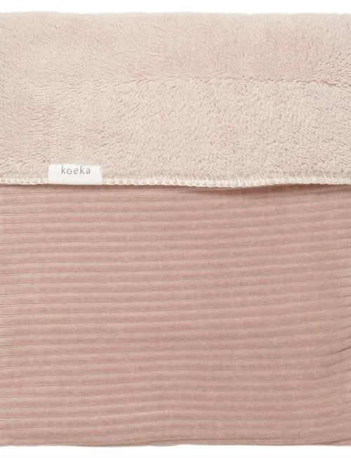 Koeka Koeka Deken Vik Teddy Grey Pink cm