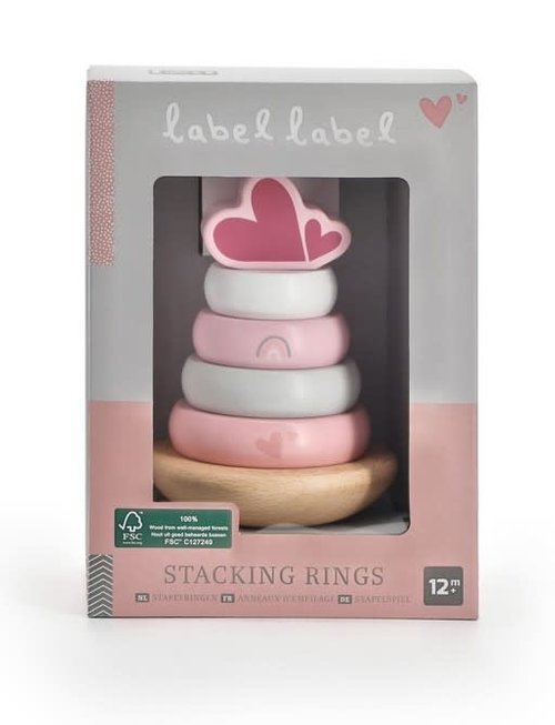 Label Label Label Label Stapelringen Roze