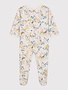 Petit Bateau Petit Bateau Pyjama met bloemenprint