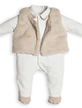 First First Combi Teddy Bear Backside White/Beige