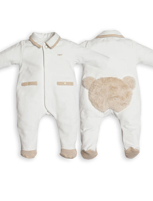 First First Combi Teddy Bear Backside White/Beige