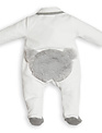First First Combi Teddy Bear Backside White/Grey
