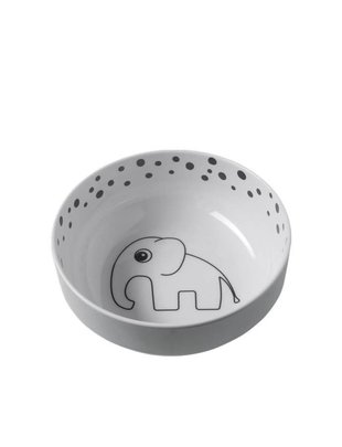 Done by Deer Done by Deer Yummy Bowl Happy Dots Grey