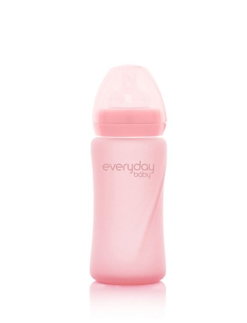 Everyday Baby Everyday Baby Glazen Fles 240 ml Pink