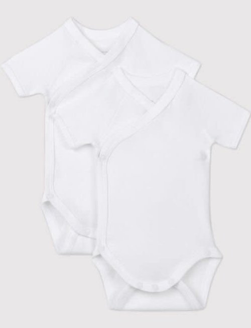 Petit Bateau Petit Bateau Set Van 2 Body's Met Korte Mouwen/Omslag