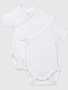 Petit Bateau Petit Bateau Set Van 2 Body's Met Korte Mouwen en Omslag