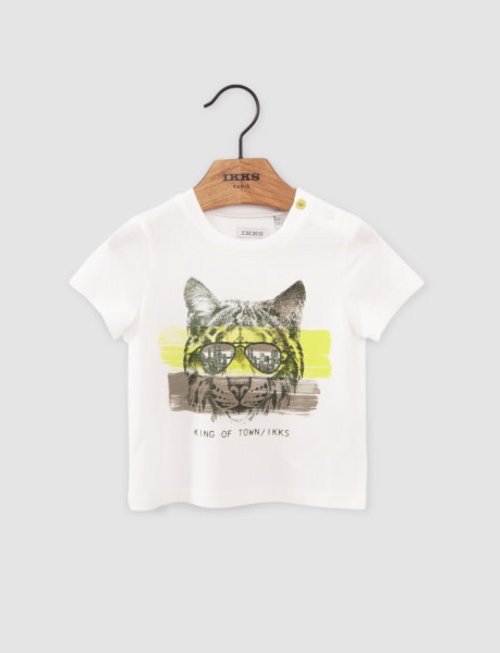 IKKS IIKKS T-shirt 'Nature Conex' Blanc Cass