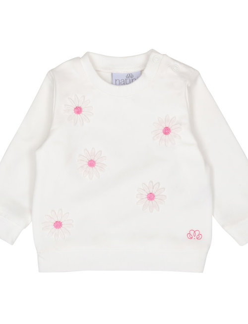 Natini Natini Sweater Flower Offwhite