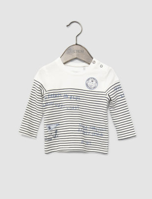 IKKS IKKS T-shirt 'Biarritz Dream' Blanc Cass