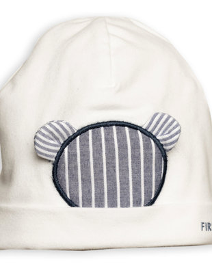 First First Muts Teddy Bear XL White/Navy Blue