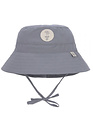 Lässig Lässig Sun Protection Bucket Hat Fish  Grey