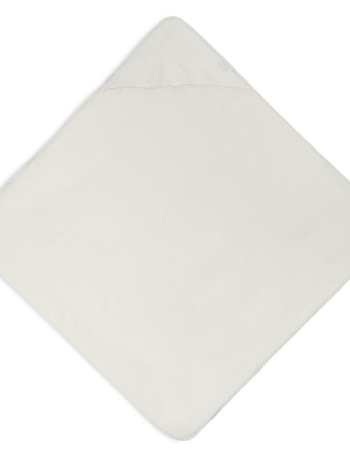 Jollein Jollein Badcape Embroidery Ivory 75x75 cm