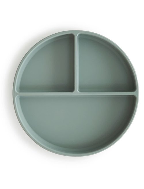 Mushie Mushie Silicone Suction Plate Cambridge Blue