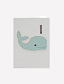 Petra Boase Petra Boase Wenskaart Whale Patch Blue