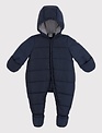 Petit Bateau Petit Bateau Babypak Navy in Gerecycleerd Materiaal