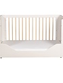 Troll Nursery Bed Torsten White/Natural 60 x 120 cm