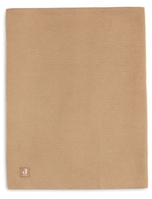 Jollein Jollein Wiegdeken Basic Knit Fleece Biscuit  75 x 100 cm