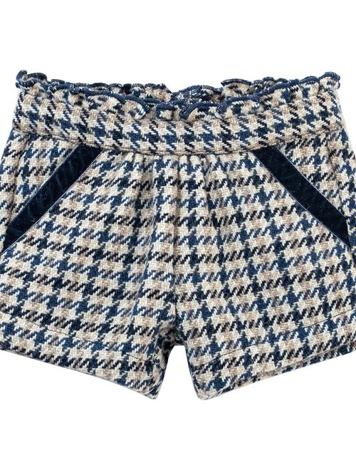 Natini Natini Short Vichy Blue - Beige