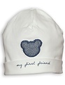 First First Muts 'My First Friend' Teddy Bear White/Chevron