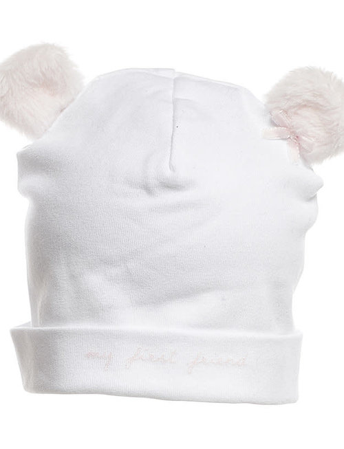 First First Muts 'My First Friend' Teddy Bear Ears White/Pink