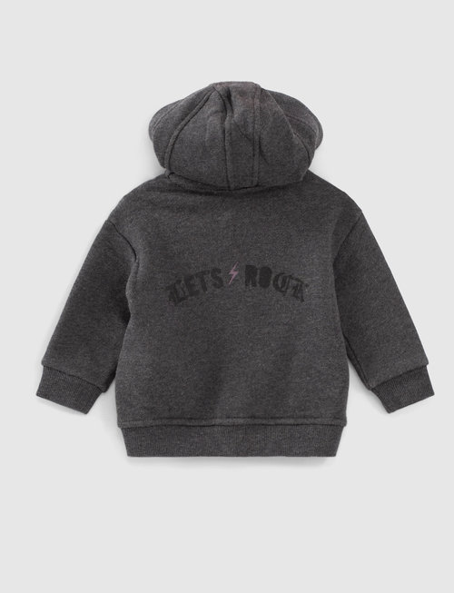 IKKS IKKS Hoodie 'Rocks' Gris Chine