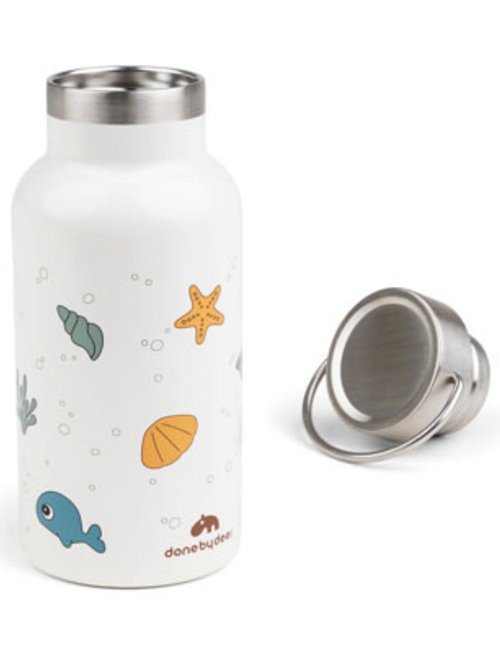 Done by Deer Done by Deer - Thermo metal bottle Sea friends Beige