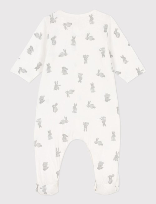 Petit Bateau Petit Bateau Pyjama Met Konijntjes In Tubic