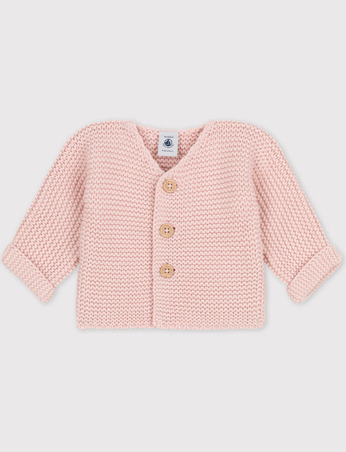 Petit Bateau Petit Bateau Gebreide Cardigan Roze Saline