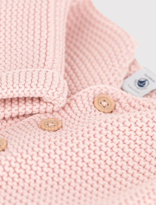 Petit Bateau Petit Bateau Gebreide Cardigan Roze Saline