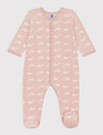 Petit Bateau Petit Bateau Pyjama Met Walvis Rose Saline