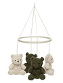 Jollein Jollein Baby Mobiel Teddy Bear Leaf Green/Naturel