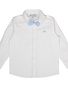 Natini Natini Shirt Pierrot Bow Offwhite-Blue