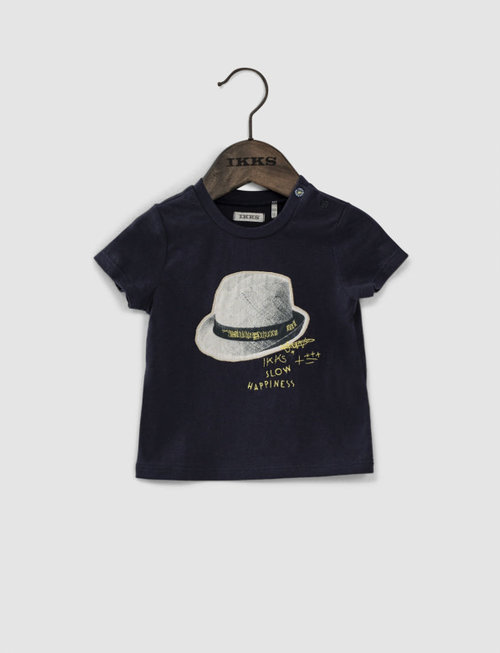 IKKS IKKS T-shirt 'Slow Blue' Marine