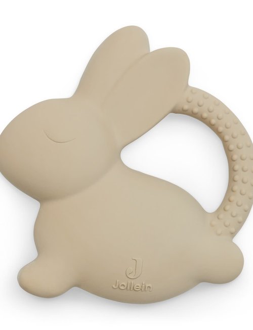 Jollein Jollein Bijtring Rubber Bunny Nougat