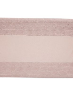 Jollein Jollein Aankleedkussenhoes Shell Knit Wild Rose Gots 50x70 cm