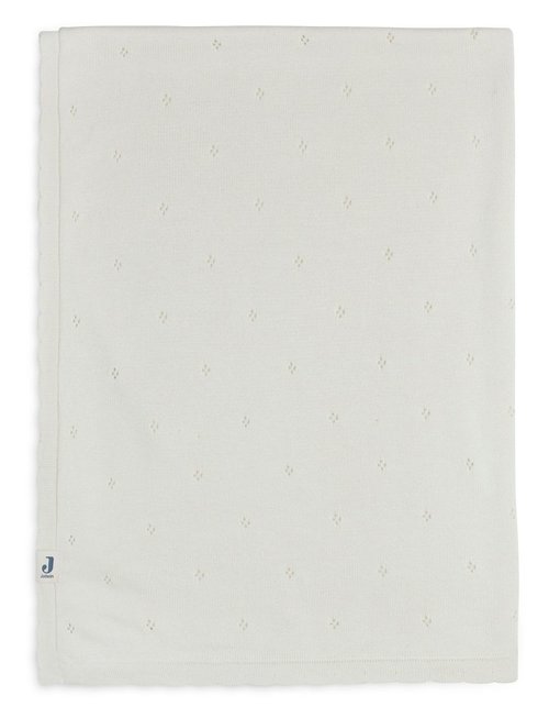 Jollein Jollein Deken Wieg Pointelle Ivory Gots 75x100 cm