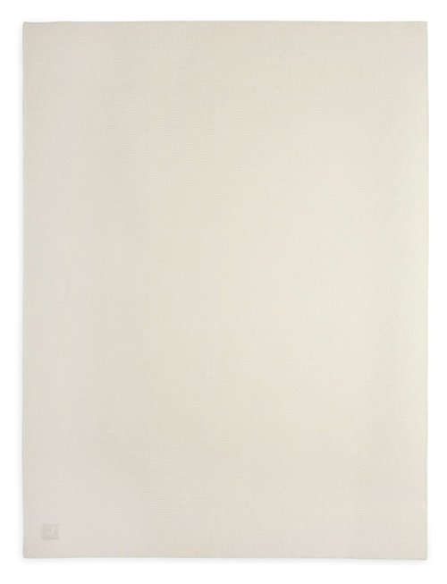 Jollein Jollein Deken Wieg Basic Knit Ivory 75x100 cm