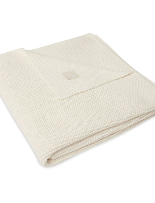 Jollein Jollein Deken Wieg Basic Knit Ivory 75x100 cm