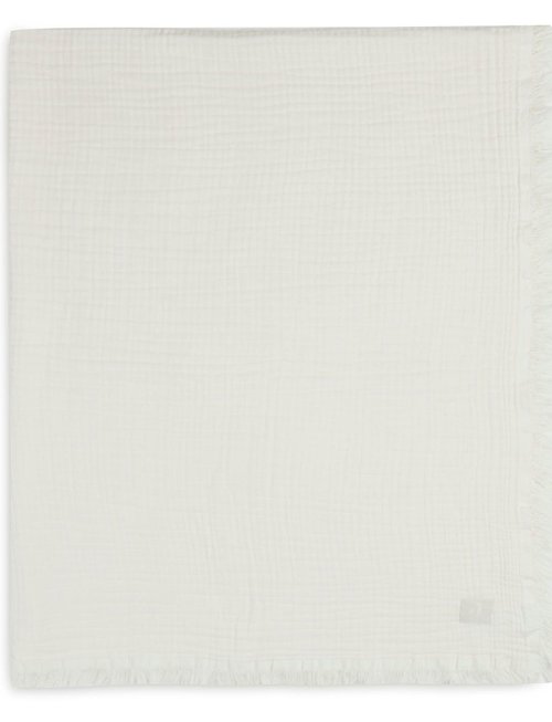 Jollein Jollein Deken Wieg Muslin Fringe Ivory 75x100 cm