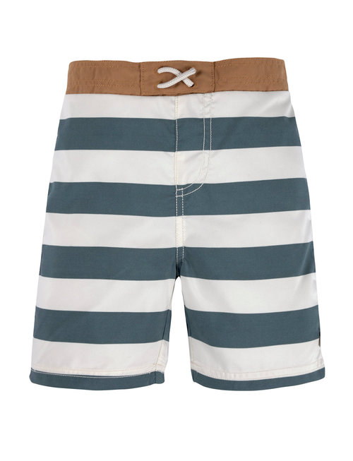 Lässig Lässig Board Shorts Block Stripes Milky/Blue