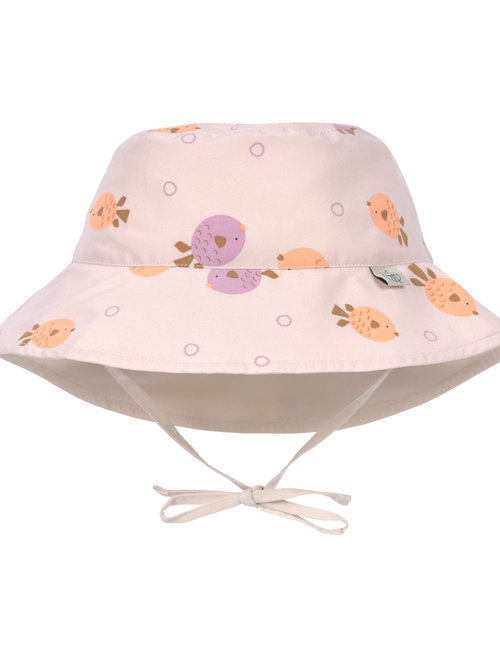 Lässig Lässig Sun Protection Bucket Hat Fish Ligth Pink