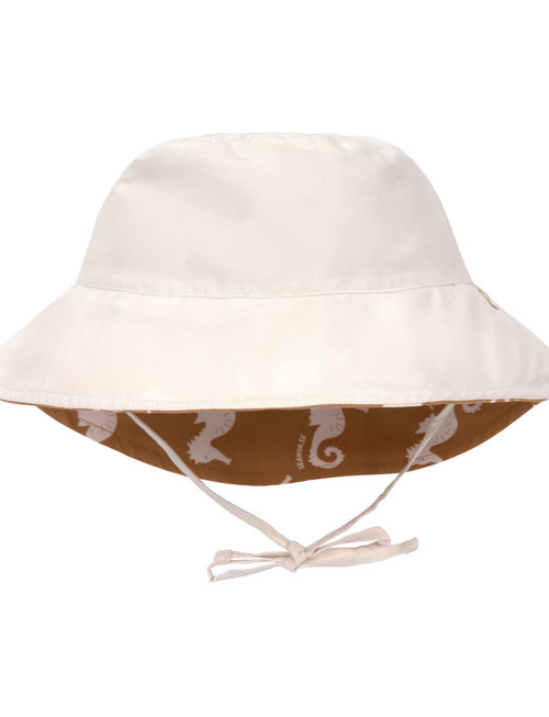 Lässig Lässig Sun Protection Bucket Hat Seahorse Caramel