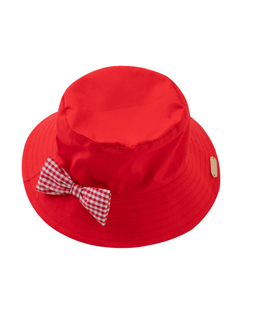 Natini Natini Hat Bow Vichy Red