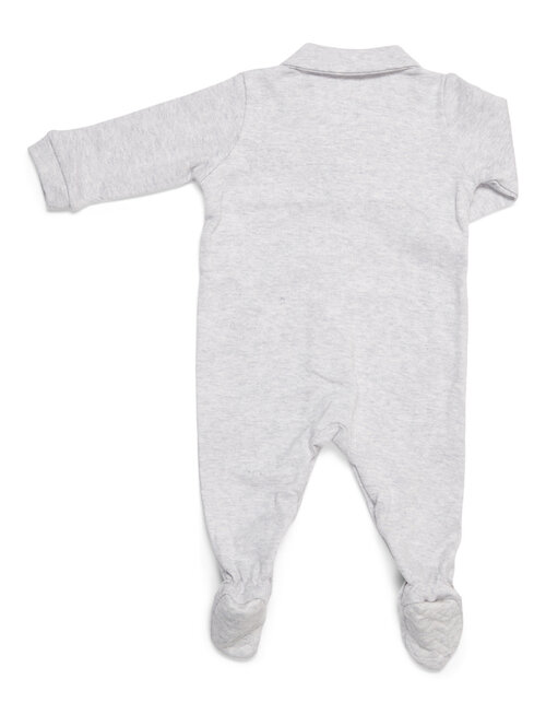 Poetree Kids Poetree Kids Pyjama CHevron Light Grey Melange